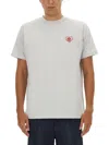 Family First Heart T-shirt In Grey