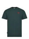 Family First T Shirt Made Of Cotton. In Green