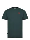 Family First T Shirt Made Of Cotton. In Green