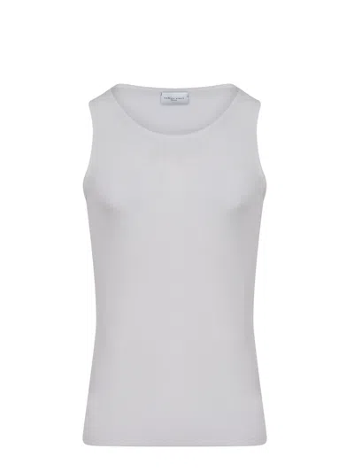 Family First Tank Top Made Of Ribbed Cotton.