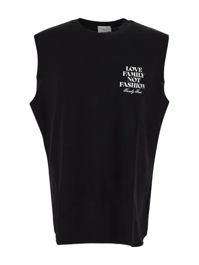 Family First Tshirt Man In Black