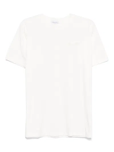 FAMILY FIRST WHITE LOGO CREWNECK T-SHIRT