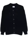 Family First Wool Cardigan In Black