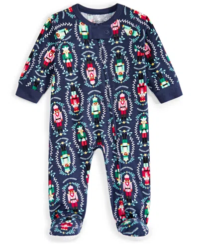 Family Pajamas Baby Nutcracker Cotton Footed Pajamas