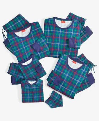 Family Pajamas Babies' Family Plaid Matching Pajamas Set Created For Macys In Blue