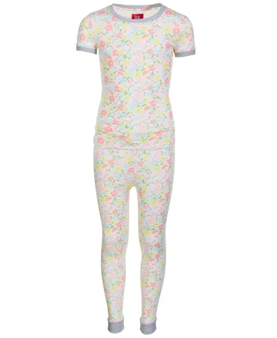 Family Pajamas Little & Big Kids Snug Fit Floral Fruits Pajamas Set, Created For Macy's