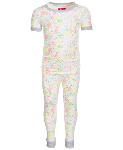 Family Pajamas Kids' Toddler Snug Fit Floral Fruits Pajamas Set, Created For Macy's