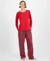 Family Pajamas Women's Brinkley Plaid Mix It Matching  Set, Created For Macy's In Brinkley Plaid