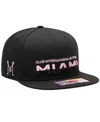 Fan Ink Men's And Women's Black Inter Miami Cf Loyalty Snapback Hat