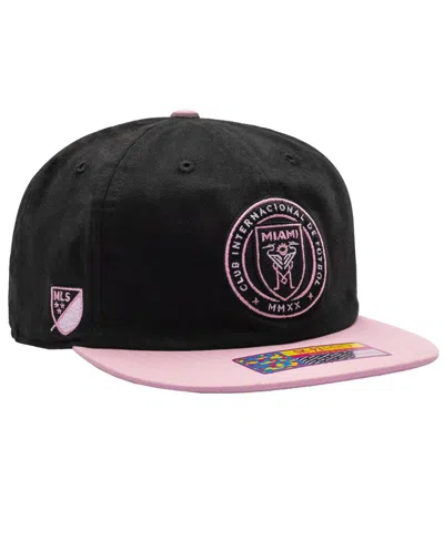 Fan Ink Men's And Women's Black Inter Miami Cf Swingman Snapback Hat