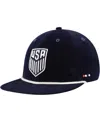 Fan Ink Men's And Women's Navy Usmnt Snow Beach Corduroy Adjustable Hat In Navy