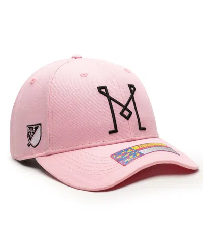 Fan Ink Men's And Women's Pink Inter Miami Cf Bambo Classic Adjustable Hat