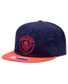 Fan Ink Men's Navy/red Manchester City Wander Snapback Hat