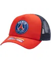 Fan Ink Men's Red Paris Saint-germain Trucker Adjustable Hat In Red