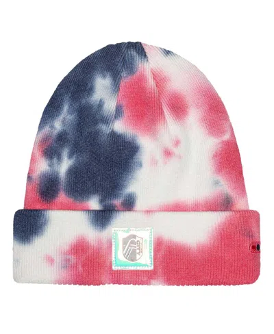Fan Ink Men's St. Louis City Sc Psychedelic Tie-dye Cuffed Knit Hat In Black