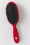 Fan Palm Medium Hair Brush In Red