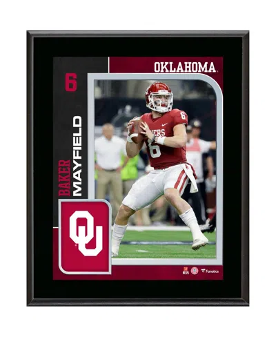 Fanatics Authentic Baker Mayfield Oklahoma Sooners 10.5" X 13" Sublimated Player Plaque In Multi
