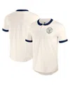 Fanatics Authentic Darius Rucker Men's Collection By Fanatics White St. Louis Cardinals Henley Raglan T-shirt In White,navy