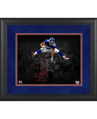 Fanatics Authentic Saquon Barkley New York Giants Framed 11" X 14" Spotlight Photograph In Multi