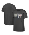 Fanatics Big Boys And Girls Heather Charcoal Florida Panthers 2024 Stanley Cup Champions Locker Room T-shirt In Heather Charcoal