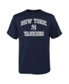 Fanatics Big Boys  Navy New York Yankees Heart & Soul T-shirt In Navy
