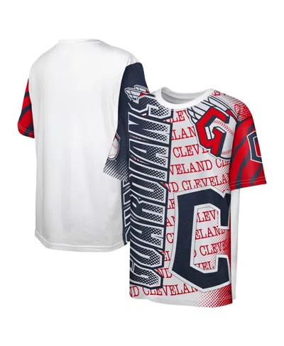 Fanatics Kids' Big Boys  White Cleveland Guardians Impact Hit Bold T-shirt