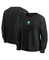 Fanatics Black Boston Celtics Oversized Game Day Pullover Sweatshirt In Black