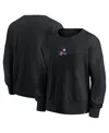 Fanatics Black Philadelphia 76ers Oversized Game Day Pullover Sweatshirt In Black