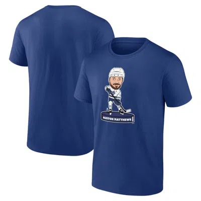 Fanatics Branded Auston Matthews Blue Toronto Maple Leafs Player Bobblehead T-shirt
