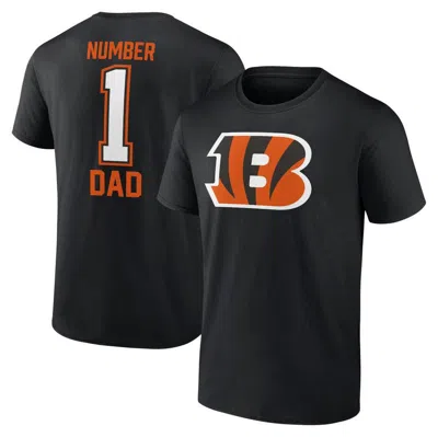 Fanatics Branded Black Cincinnati Bengals Father's Day T-shirt