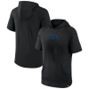 Fanatics Branded Black Fc Cincinnati Match Raglan Short Sleeve Pullover Hoodie In Black