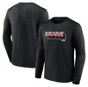 Fanatics Branded Black Formula 1 Miami Grand Prix Wordmark Long Sleeve T-shirt In Black