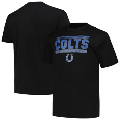 Fanatics Branded Men's Black Indianapolis Colts Big Tall Pop T-shirt