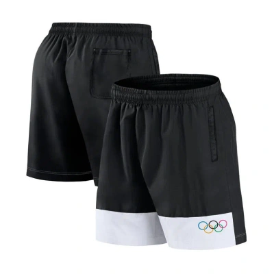 Fanatics Branded Black Olympic Games Elevated Woven Shorts