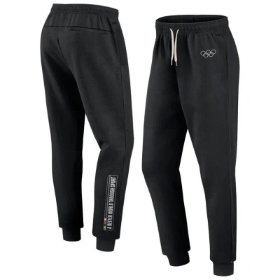 Fanatics Branded Black Olympic Games Solitary Bar Fleece Sweatpants