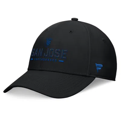 Fanatics Branded Black San Jose Earthquakes Stealth Flex Hat