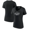 Fanatics Branded  Black Tampa Bay Lightning Alternate Wordmark V-neck T-shirt In Black