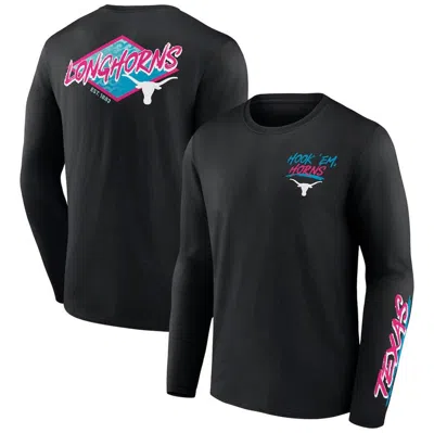 Fanatics Branded Black Texas Longhorns Spring Break Long Sleeve T-shirt