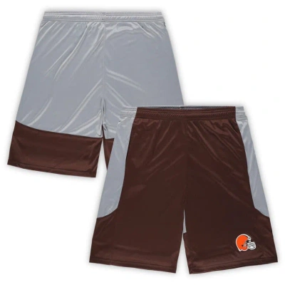 Fanatics Branded Brown Cleveland Browns Big & Tall Team Logo Shorts