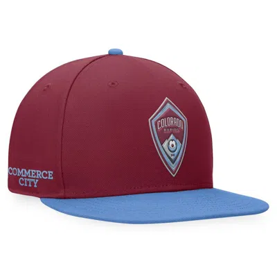 Fanatics Branded Burgundy/sky Blue Colorado Rapids Downtown Snapback Hat