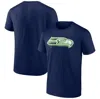 Fanatics Branded College Navy Seattle Seahawks Chrome Dimension T-shirt In Navy