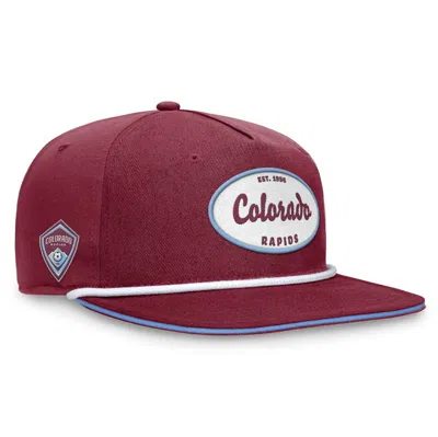 Fanatics Branded Garnet Colorado Rapids Iron Golf Snapback Hat
