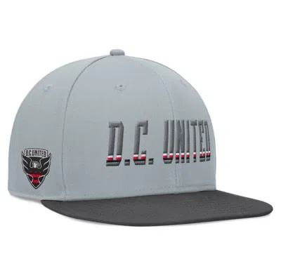 Fanatics Branded Gray D.c. United Smoke Snapback Hat