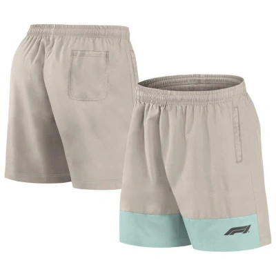 Fanatics Branded Gray Formula 1 Liquify Badge Woven Shorts