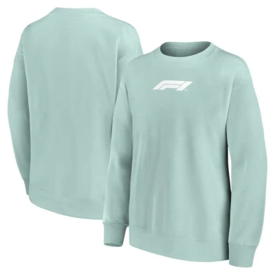 Fanatics Branded Green Formula 1 Merchandise Mono Crest Fleece Pullover Sweatshirt