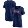 FANATICS FANATICS BRANDED HEATHER NAVY NEW ORLEANS PELICANS LEAGUE LEADER TRI-BLEND T-SHIRT