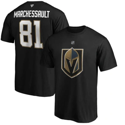 Fanatics Branded Jonathan Marchessault Black Vegas Golden Knights Authentic Stack Name & Number Team