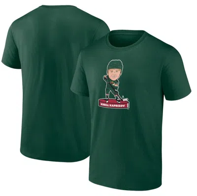 Fanatics Branded Kirill Kaprizov Green Minnesota Wild Player Bobblehead T-shirt