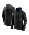 FANATICS BRANDED MEN'S BLACK COLORADO AVALANCHE WILD WINNER FLEECE PULLOVER HOODIE