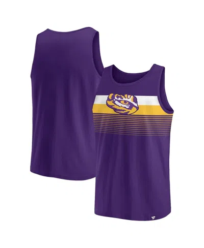 Fanatics Branded Men's Purple Lsu Tigers Wild Game Tank Top In Rp,rp